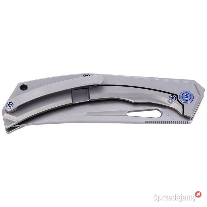 Nóż składany Kubey Ishtar Gray Titanium Satin Warszawa