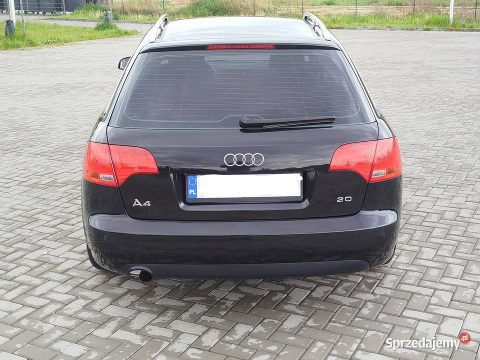Czarne audi A4 B7 20 Benzyna Gaz sekwencja 2005 aluminiowe felgi Świdnik