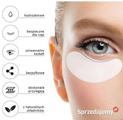 Żelowe płatki pod oczy do przedłużania rzęs 10 mazowieckie Płock sprzedam