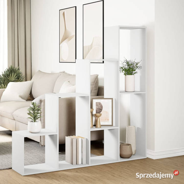 Regał przegroda 4 poziomy biały 1435x29x1435 mazowieckie