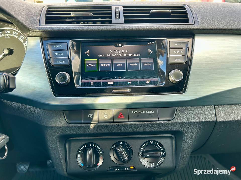 Skoda Fabia 2020 10 MPI gaz LPG Klimatyzacja centralny zamek Lublin