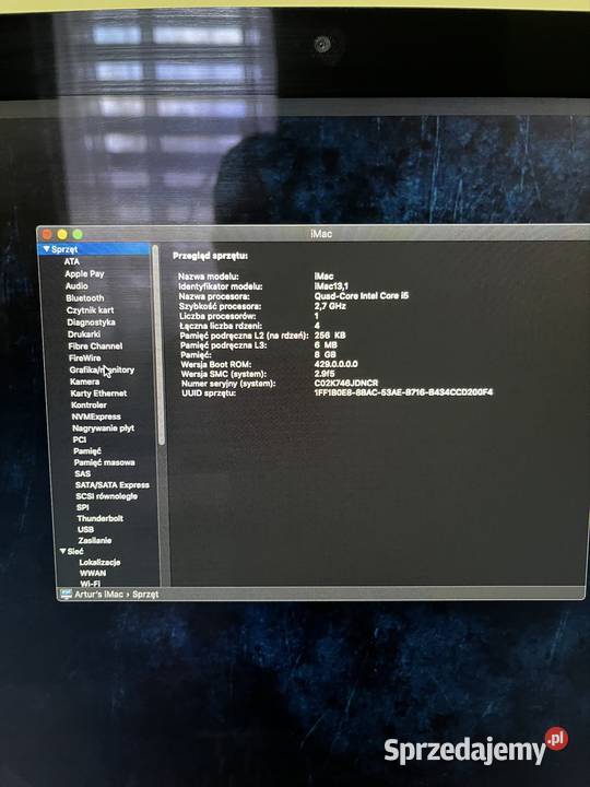 iMac komputer AllinOne Bełżec