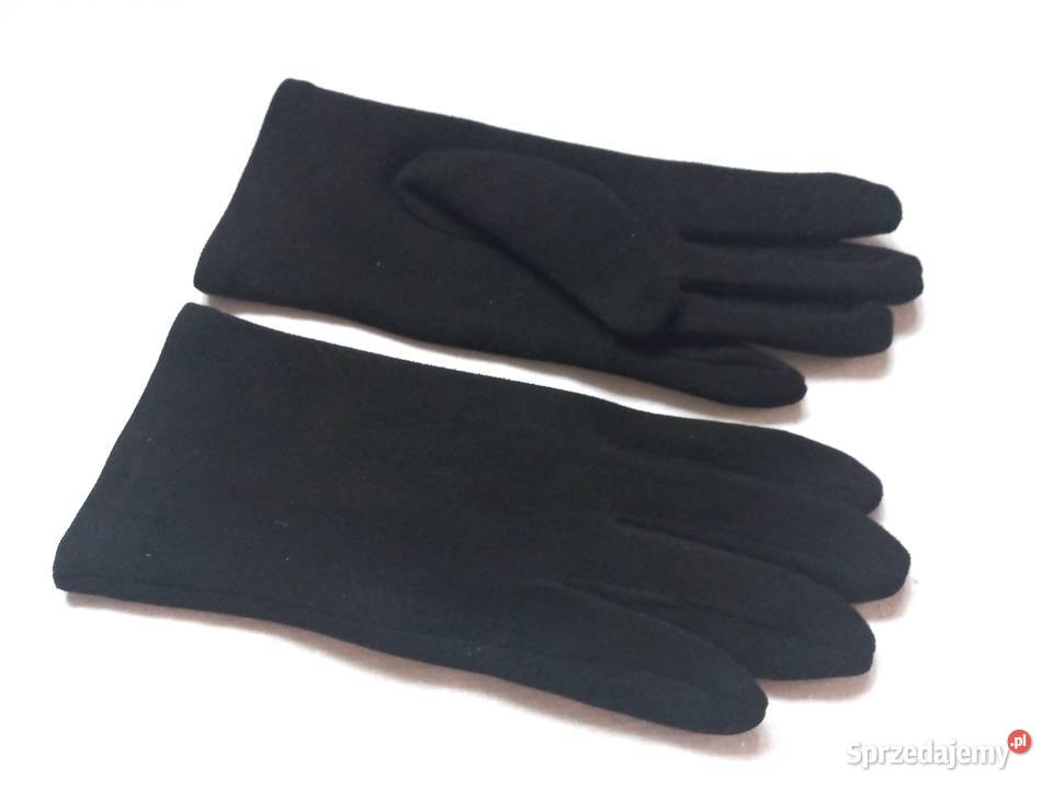 RĘKAWICZKI damskie CZARNE Przejściowe r SM stan Pozostałe Białystok sprzedam
