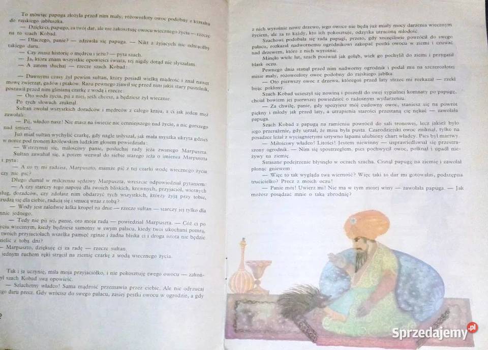 Szach Kobad i gadająca papuga W Markowska A Rok wydania 1988 lubelskie sprzedam