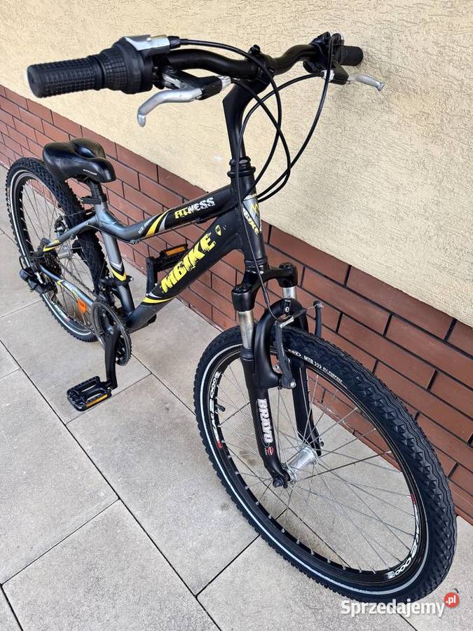 Rower młodzieżowy koła 24 czarny góral miejski