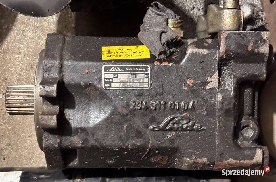 Linde HMF 15502 Massey Ferguson Pompa wielkopolskie Jastrzębniki
