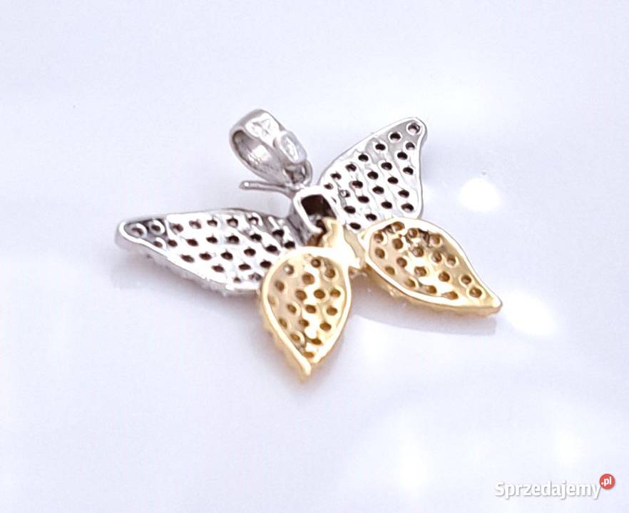 20 Wisiorek Złoty 585 Motyl Z1097 wielkopolskie Poznań