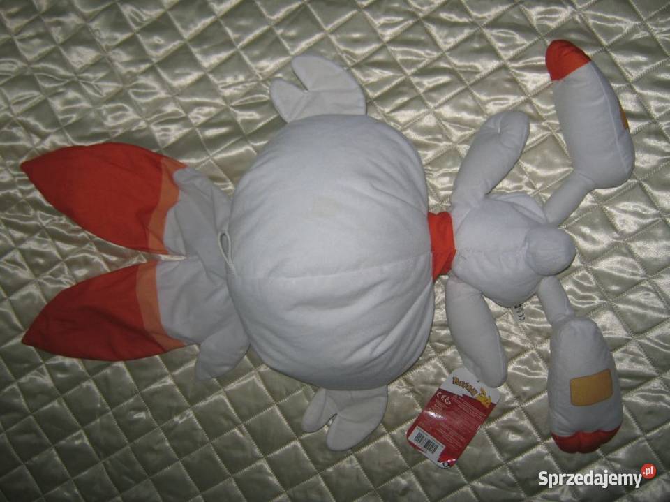 Maskotka Pokemon Scorbunny 92 Nowy metką Baranowo sprzedam