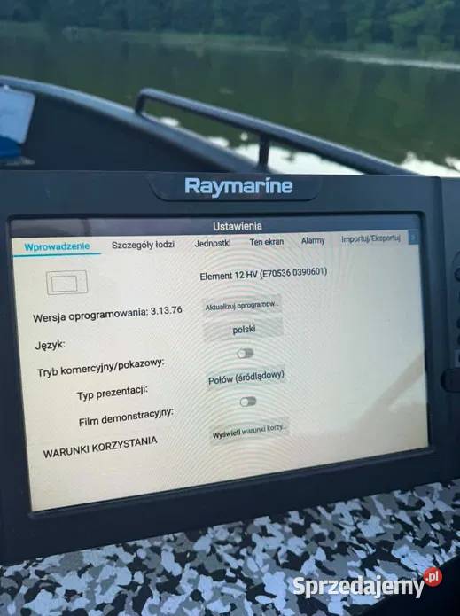 Raymarine ECHOSONDA Element 12 Brak pudełka