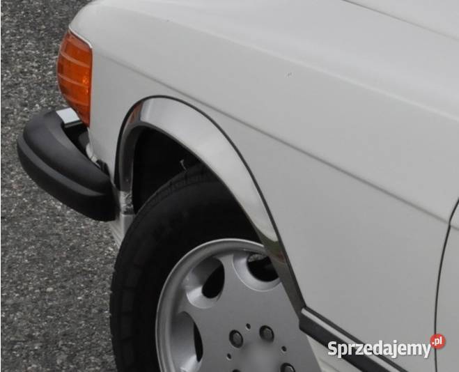 Mercedes W107 nakładki na błotniki kpl 4 listwa pomorskie Gdańsk