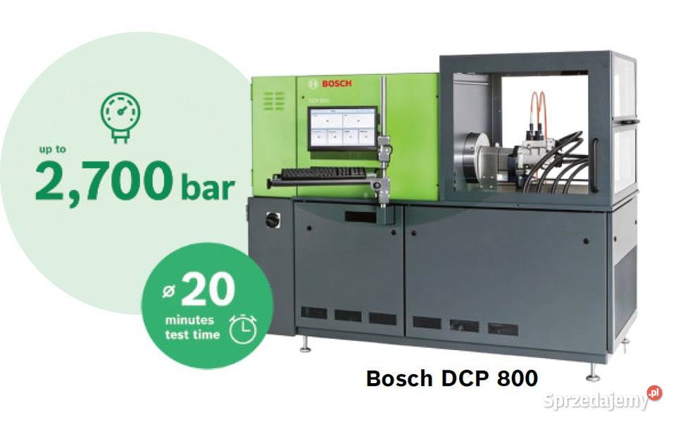 DCP 800 tester pomp wtryskowych nowej generacji