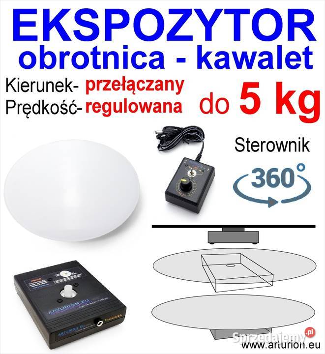 EKSPOZYTOR OBROTNICA FOTO 3D do 5 regulowana Magazynowanie mazowieckie Warszawa