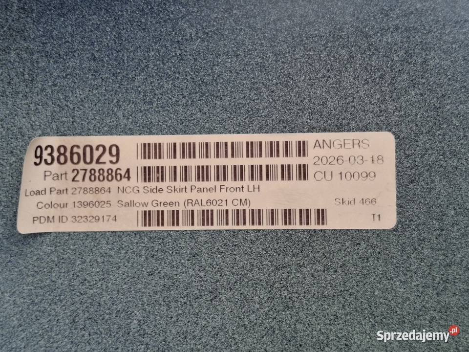 SCANIA R S PANEL BOCZNY SPOILER OSŁONA Bieleń