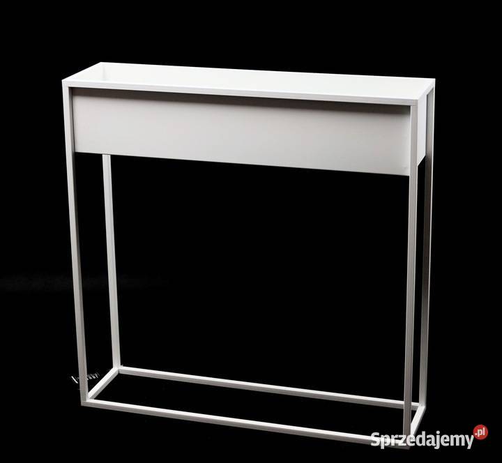 Kwietnik Metalowy Stojak Donica 80x80 skrzynka Sobienie-Jeziory