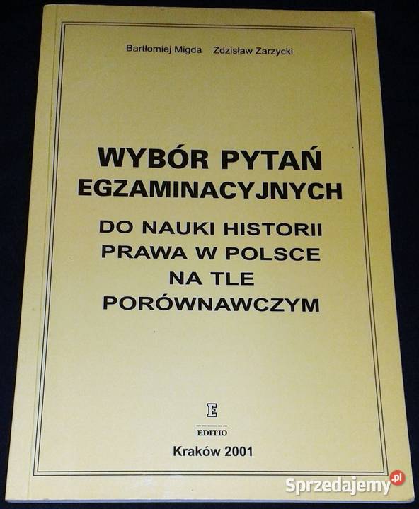 Wybór pytań egzaminacyjnych do nauki historii miękka