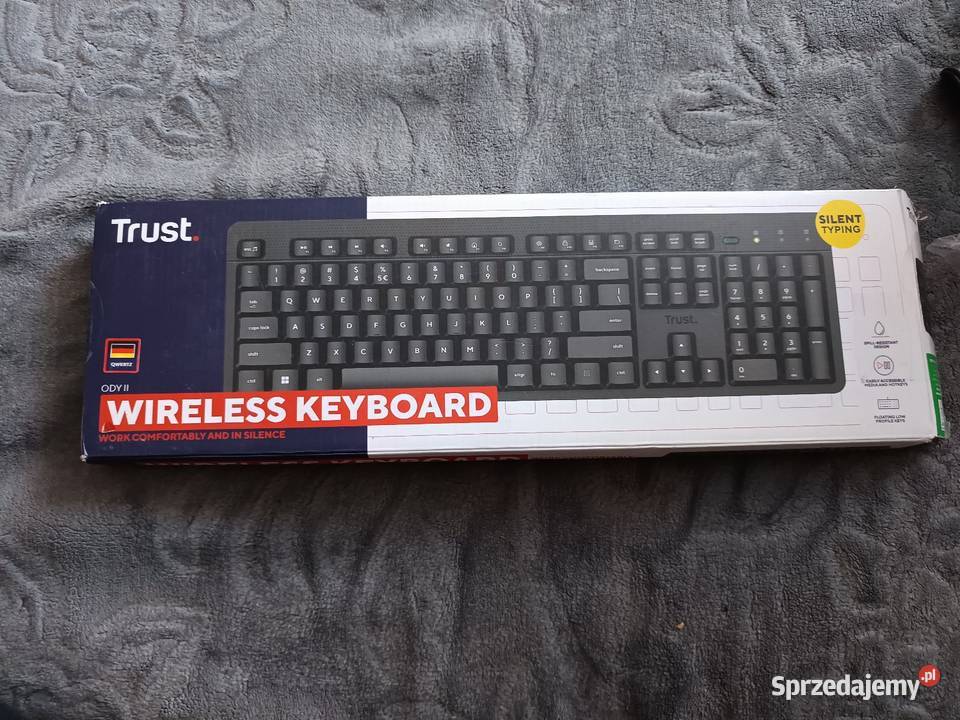 Klawiatura bezprzewodowa Trust bezprzewodowa podlaskie Olsza sprzedam