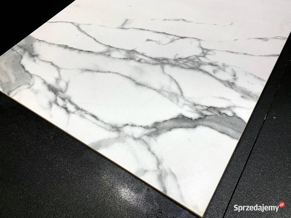 GRES CALACATTA WHITE 60X60 BIAŁY MARMUR Łask