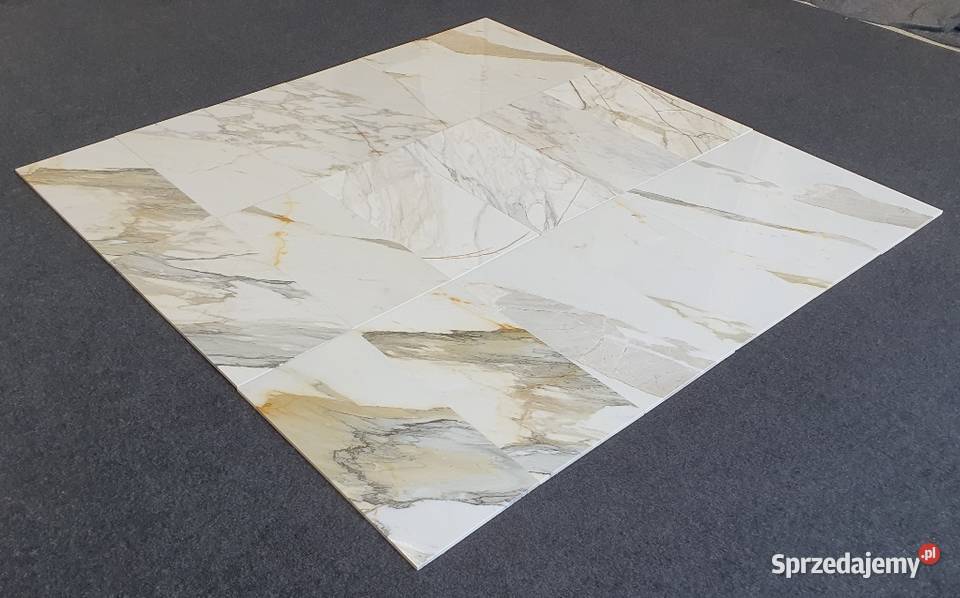 Płytki z marmuru Calacatta Gold Bianco kamień Podłogi i schody Bielawa sprzedam