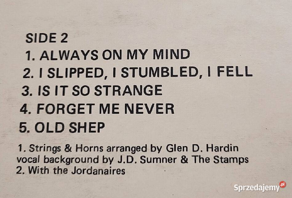 Elvis Separate Ways płyta winylowa z roku 1978 Chełmno sprzedam