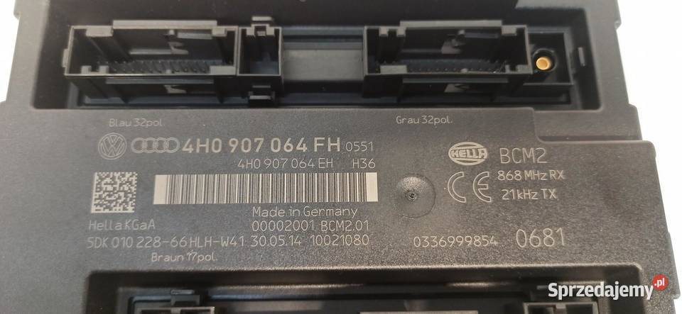 AUDI A6 C7 MODUŁ KOMFORTU 4H0907064FH Komputery
