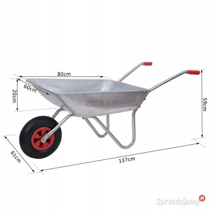 TACZKA OGRODOWA MOCNA BUDOWLANA OCYNKOWANA 120 L Warszawa sprzedam