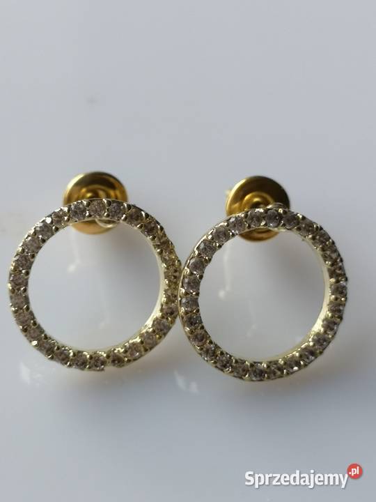 Delikatny komplet naszyjnik kolczyki