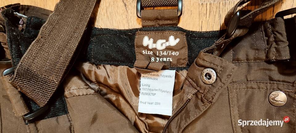 Spodnie bryczesy zimowe Horze z szelkami 134140 Jasień