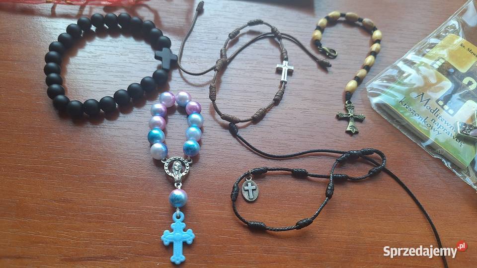 Bransoletki do modlitwy komplet zestaw 6 rodziny mazowieckie Legionowo