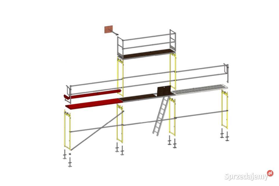 Rusztowanie elewacyjne na szczyt 111m2 15x8m Stare Siołkowice