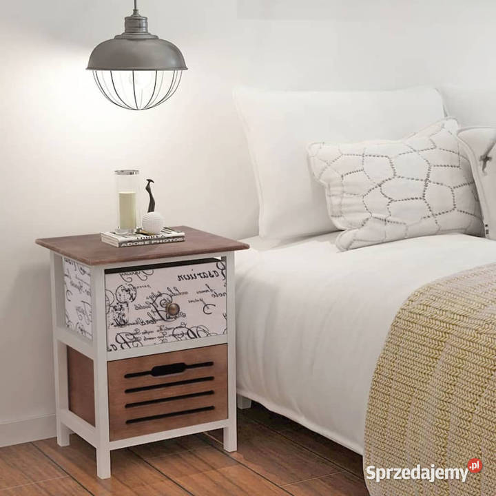 Szafki nocne 2 drewniane WM242883 mazowieckie Warszawa