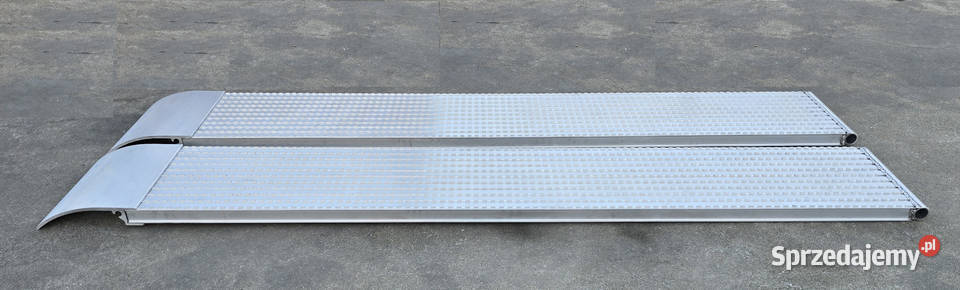 Najazdy aluminiowe frezowane 2500x340x40mm mocna Pozostałe Lubanie