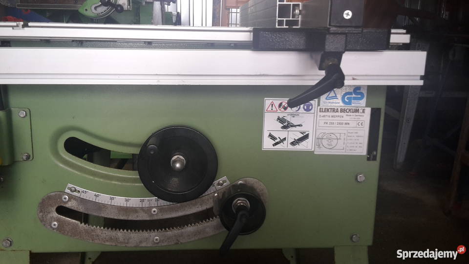 Piła stołowa formatowa Elektra Beckum 220V Elektryczne Wałdowo