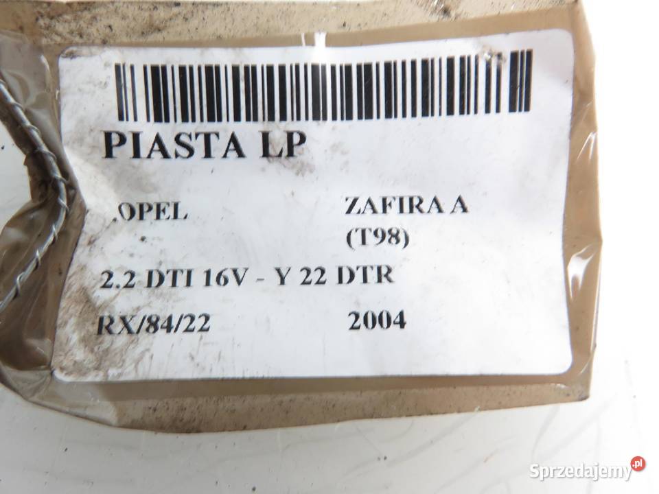 PIASTA PRZEDNIA LEWA OPEL ZAFIRA A 22 DTI