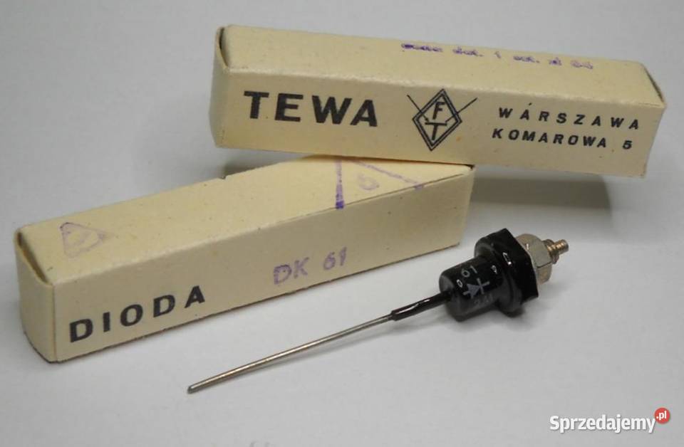 Dioda DK61 TEWA opakowanie fabryczne Części i akcesoria pomorskie Gdańsk sprzedam