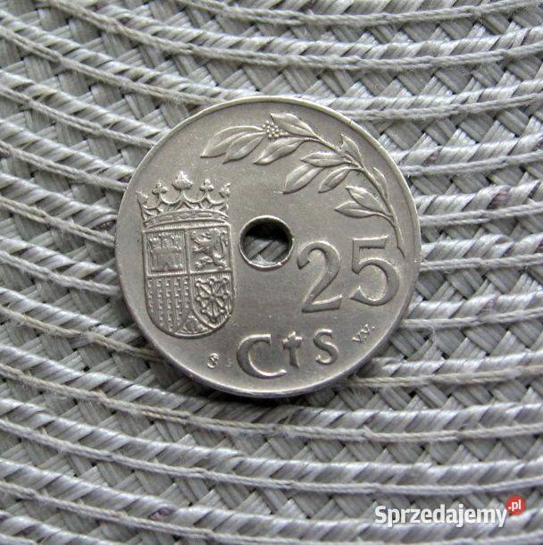 Hiszpania 25 Centymów 1937r Kalisz