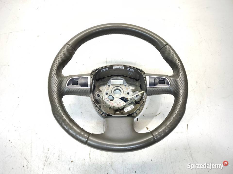KIEROWNICA SKÓRA MULTIFUNKCJA AUDI A4 B8 A5 8T Przystajń