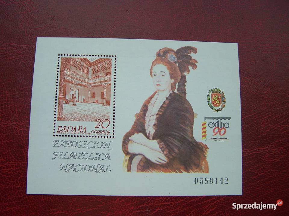 Hiszpania1990 MNH Wystawa EXFILNA 90 Tychy sprzedam