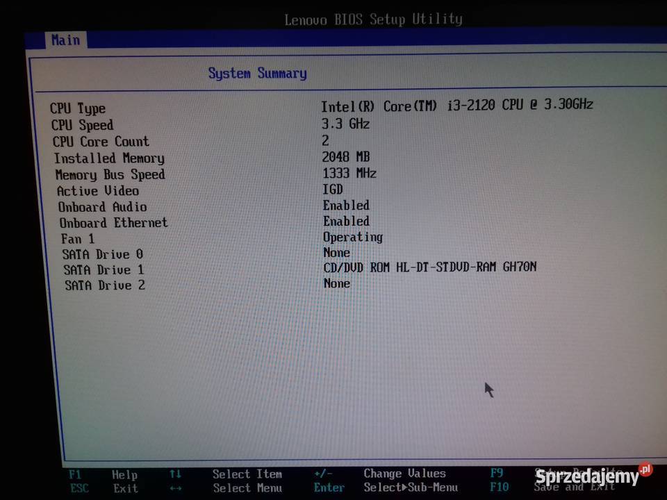 SFF lenovo M91p i32120 33Ghz DDR3 2GB kujawsko-pomorskie Bydgoszcz