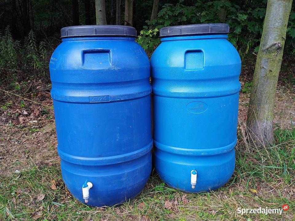 BECZKI 220L PAPRYCE Z KRANIKIEM IDEALNE NA WODĘ sprzedam