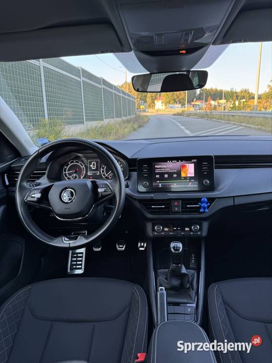 Skoda Scala Salon 1właściciel bogate wyposażenie wielofunkcyjna kierownica Scala Białystok