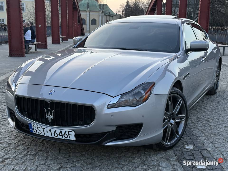 Maserati Quattroporte4x4 Xenon 30 BenzynaSkóry nieuszkodzony Poznań