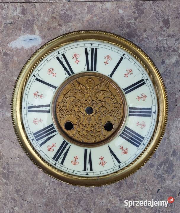 786 Tarcza zegara Kienzle tzw porcelanka ecru pomorskie Tczew