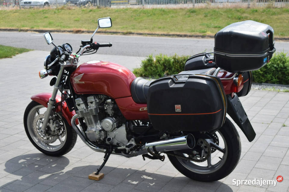 Honda CB 3 kufry Ładny stan 3 kufry 1 ręka z Honda Śrem