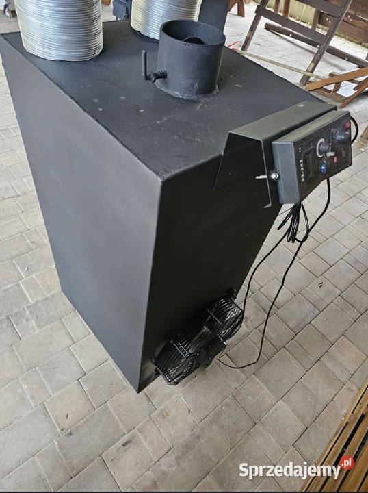 Piec nadmuchowy warsztatowy 24 kW do hal garaży Piece wolnostojące