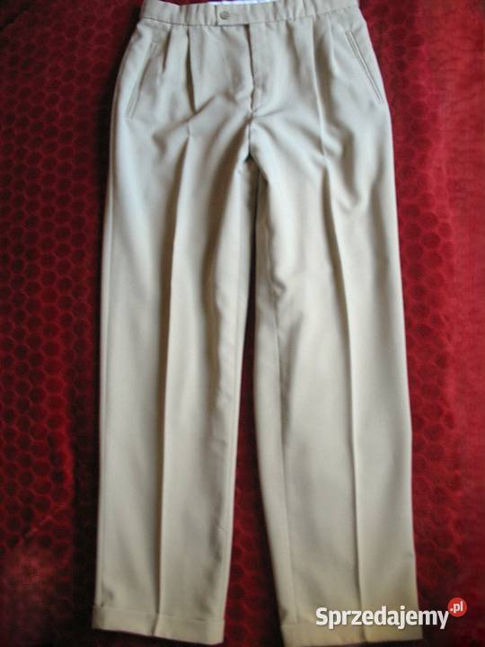 Spodnie z mankietami eleganckie męskie W 30 L32 Siedlce