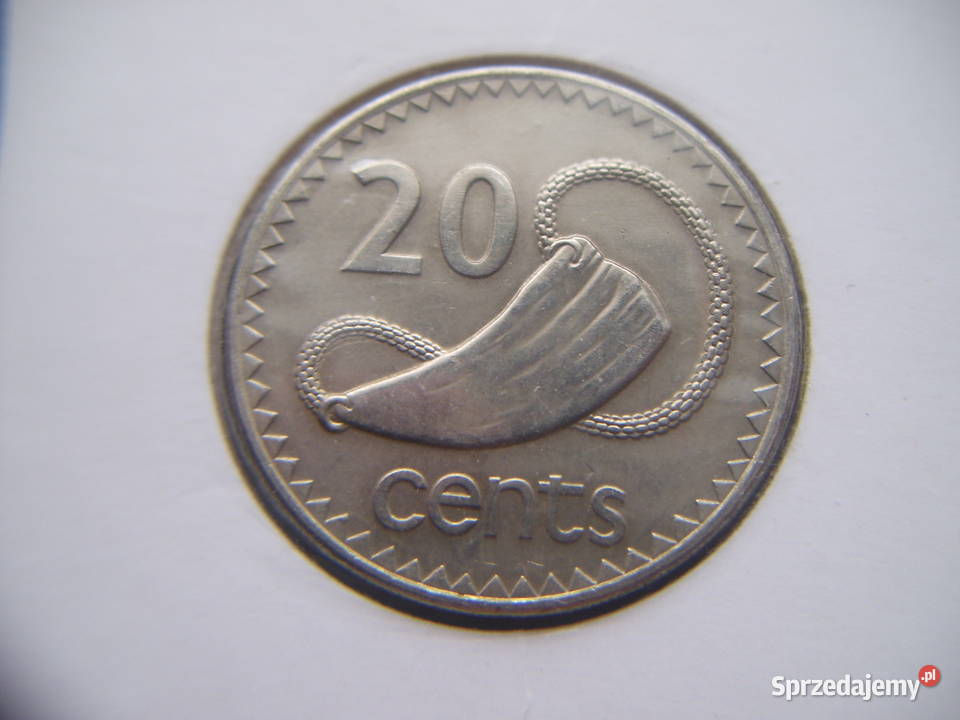 Stare monety 20 cent 1994 Fidzi mennicza Antyki, Sztuka, Kolekcje Lesko