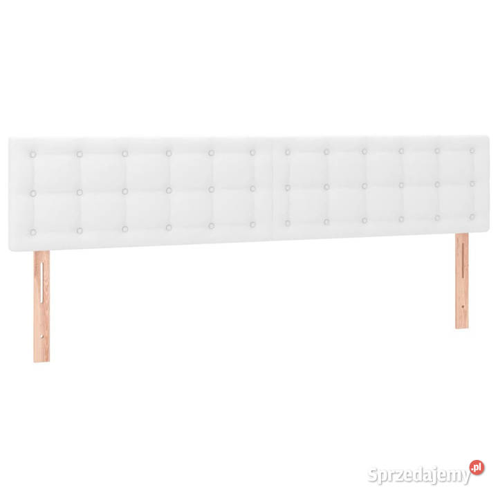 Zagłówek do łóżka z LED biały 200x5x7888 Warszawa sprzedam