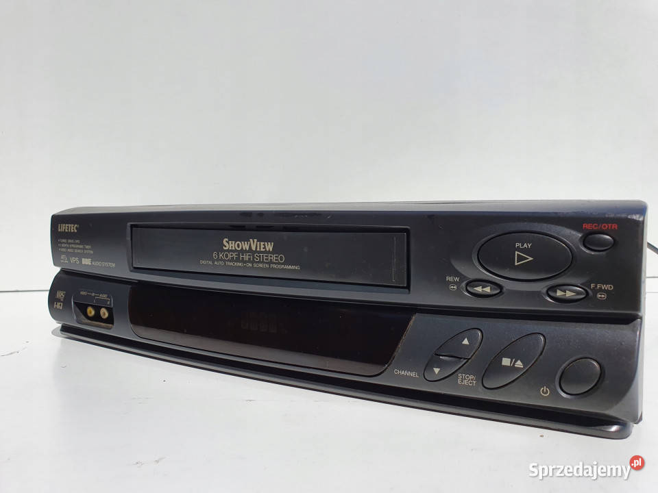 Video magnetowid Lifetec LT9096 6 head VHS wielkopolskie Międzychód