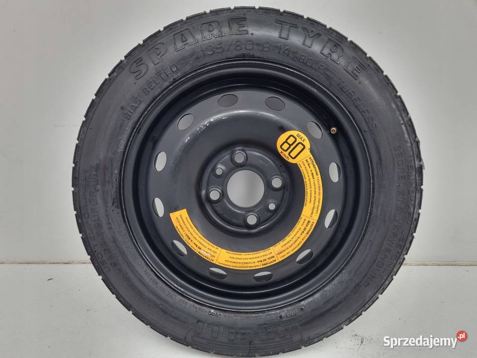 KOŁO DOJAZDOWE Lancia Fiat Panda 13580 B14 R14 Motoryzacja lubelskie Chełm