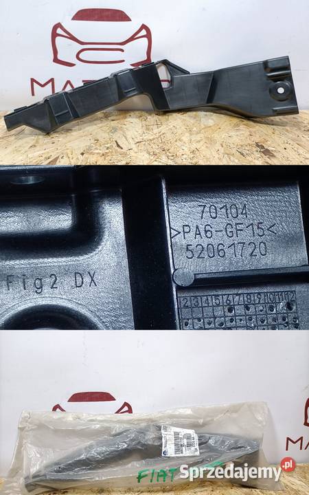 FIAT 500 LIFT ŚLIZG MOCOWANIE ZDERZAKA PRAWY TYŁ Pleszew